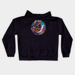 Cute Beautiful Mermaid Love Artwork Kids Hoodie